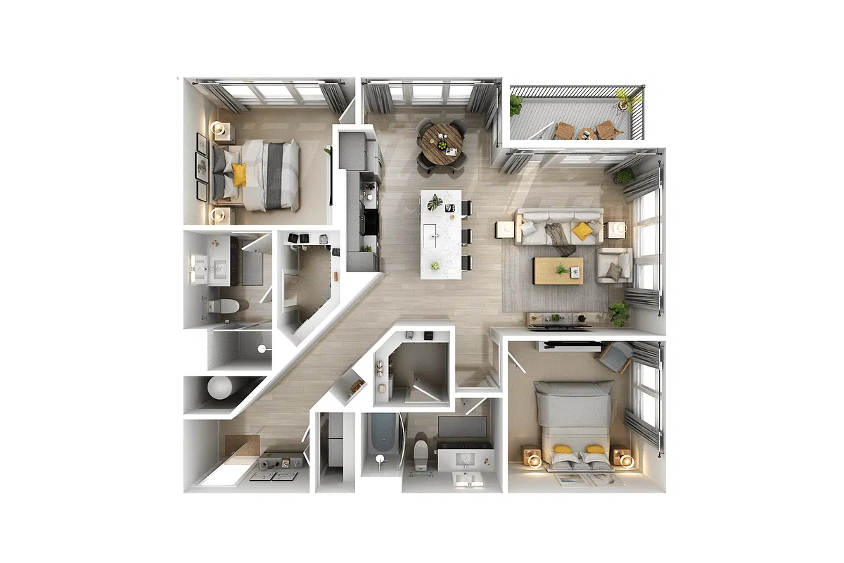 Floor plan B2