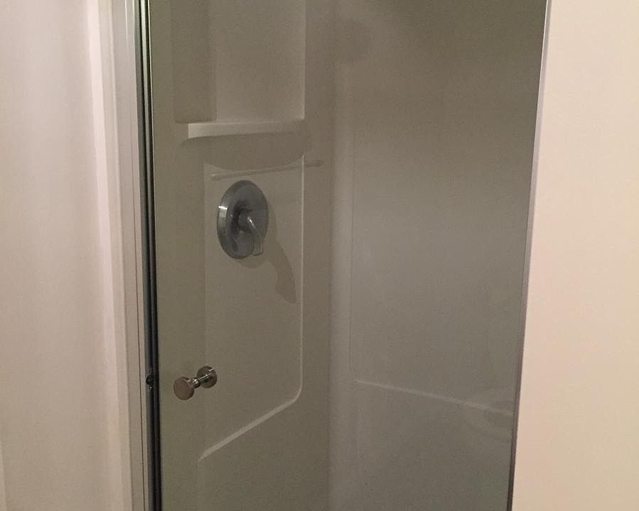 Master shower