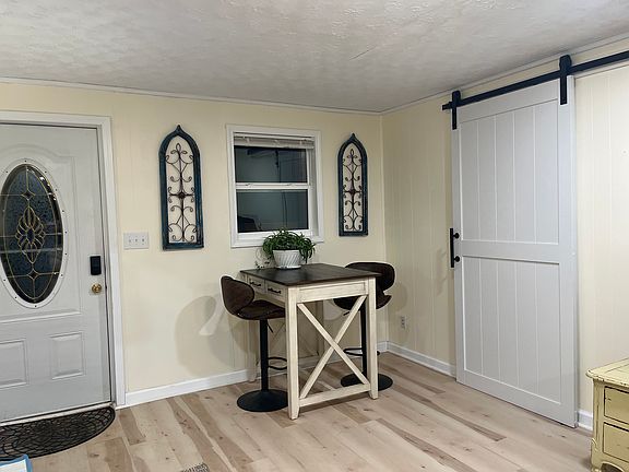 New sliding door to second bedroom or office