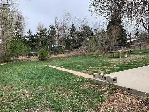 Backyard looking from the house