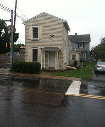 front of property
