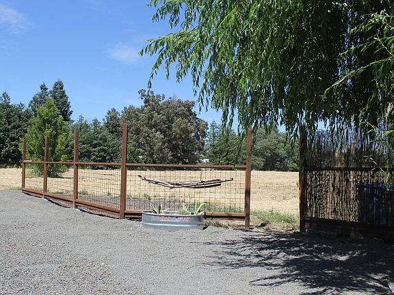 Parking area & view to east from porch