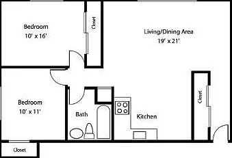 2BR/1BA Renovated 2BR/1BA Renovated