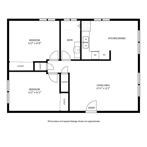 Floor plan South Majestic 2x1