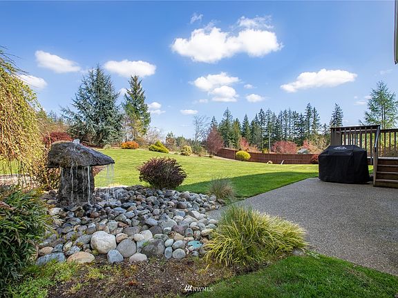 Water feature in back yard 