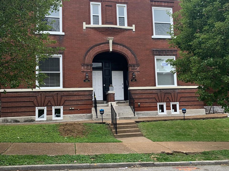 Front of building.