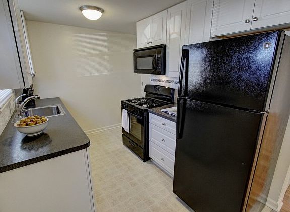 The Capital features a remodeled kitchen with a dishwasher and microwave