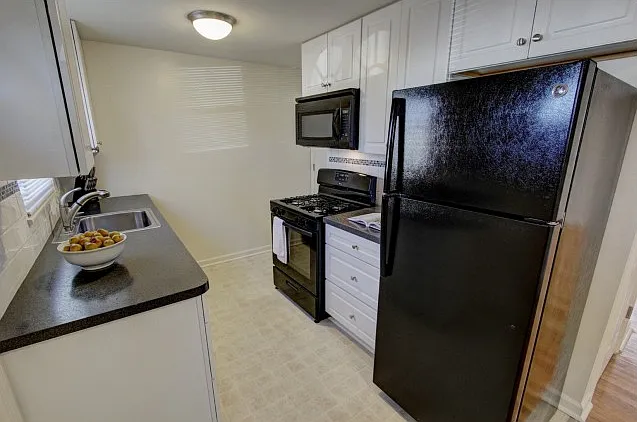 The Capital features a remodeled kitchen with a dishwasher and microwave