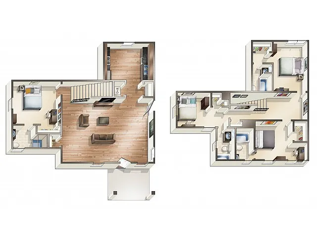 Floor plan D2 Cottage Floor Plan