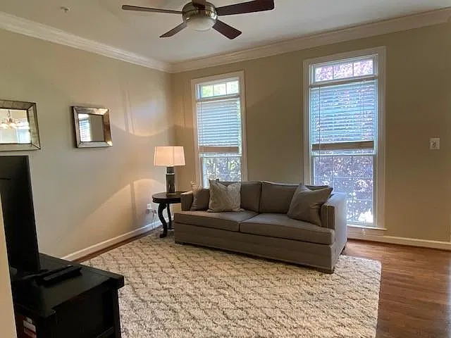 Family room adjoining kitchen