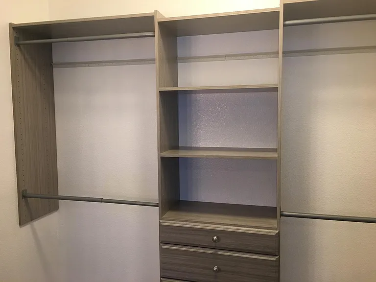 Master bedroom walk-in closet