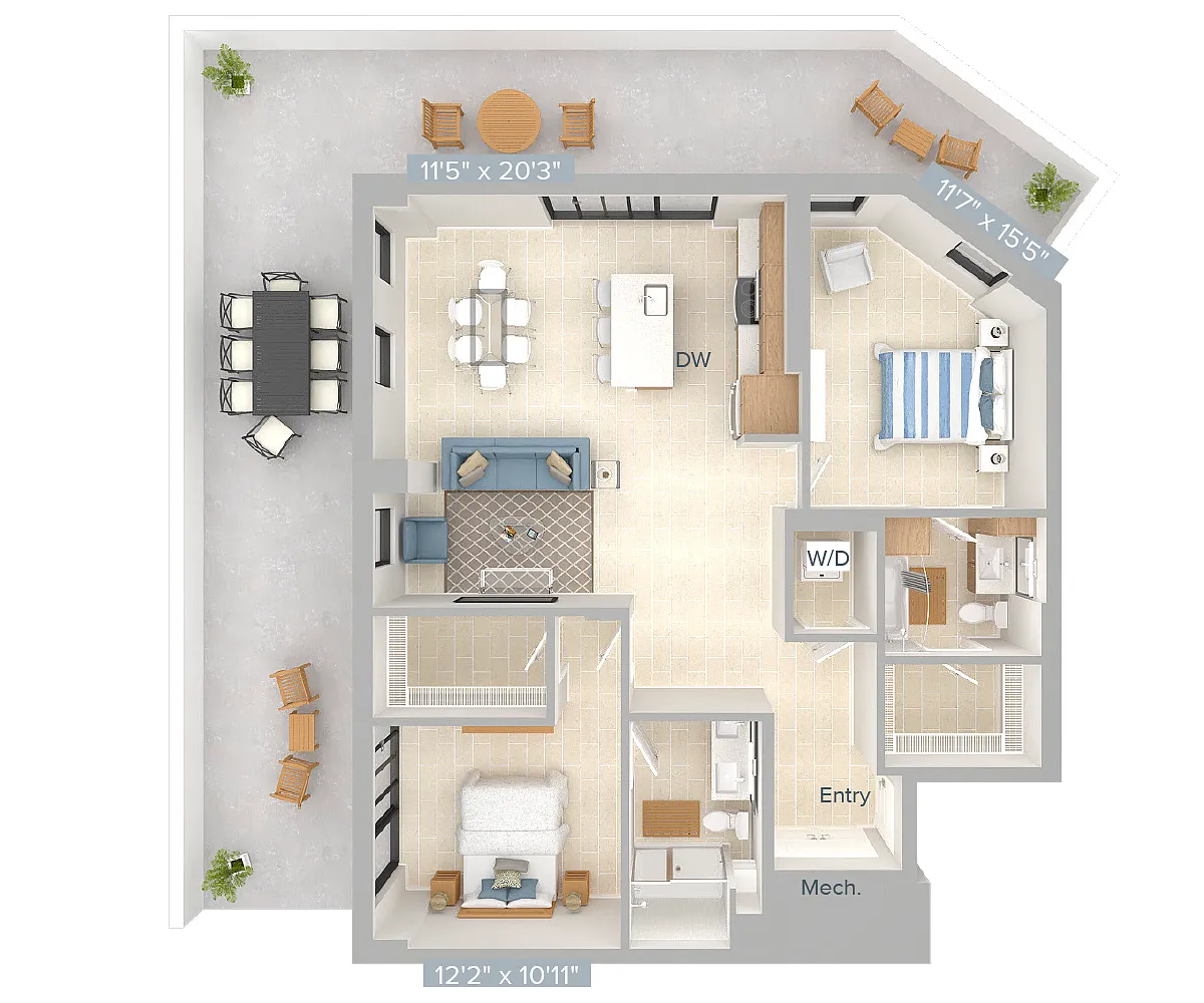 Floor plan B16