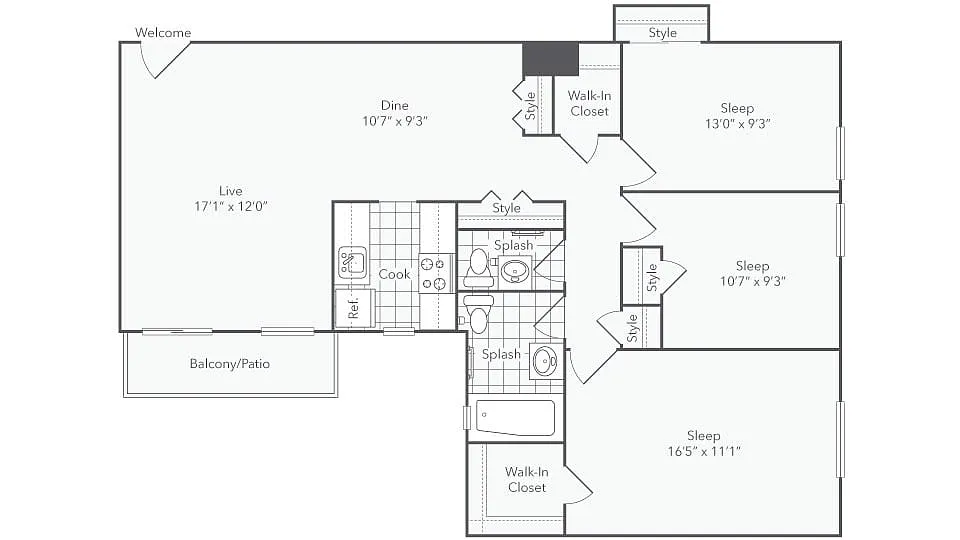 Floor plan Dover