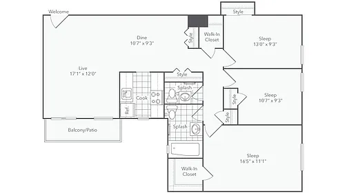 Floor plan Dover