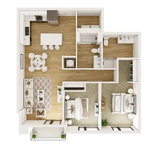 Floor plan Gold Rush