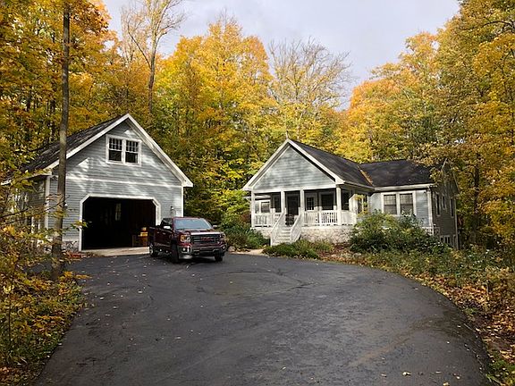 Detached Garage and House