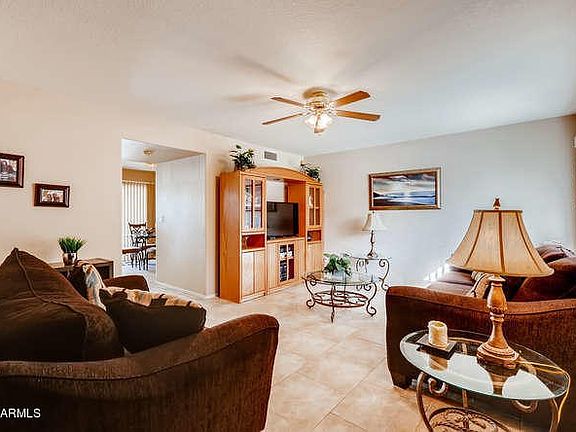View from entry into family room