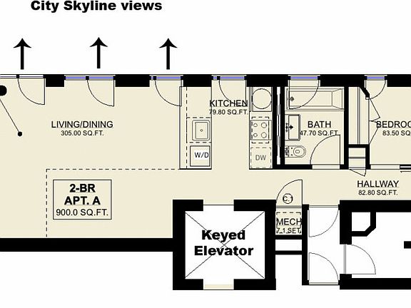 2nd image of 31 Kosciuszko St APT 2A