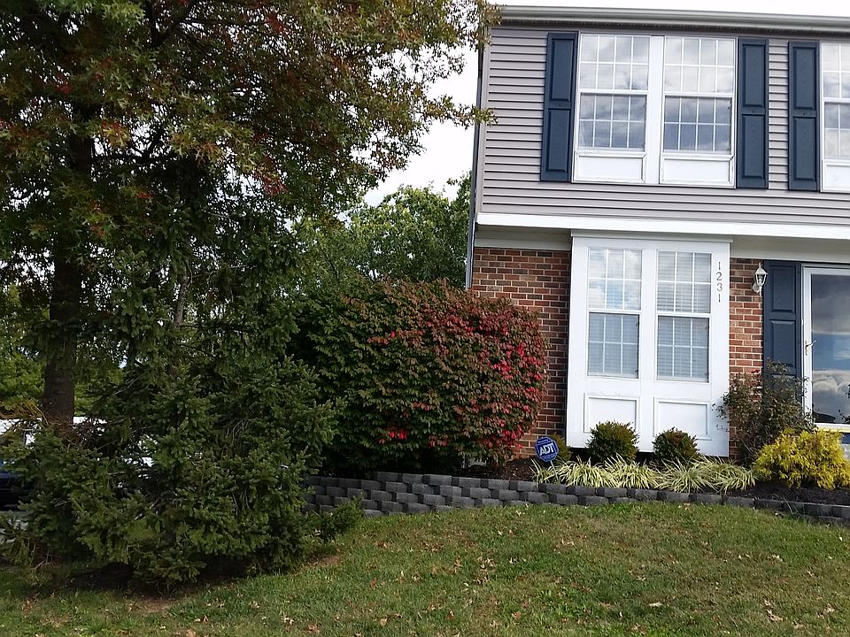 Front side of landscape home