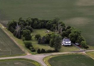 aerial view of property