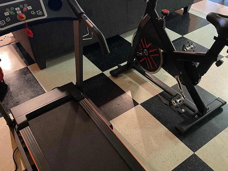 Gym Equipment plus weights
