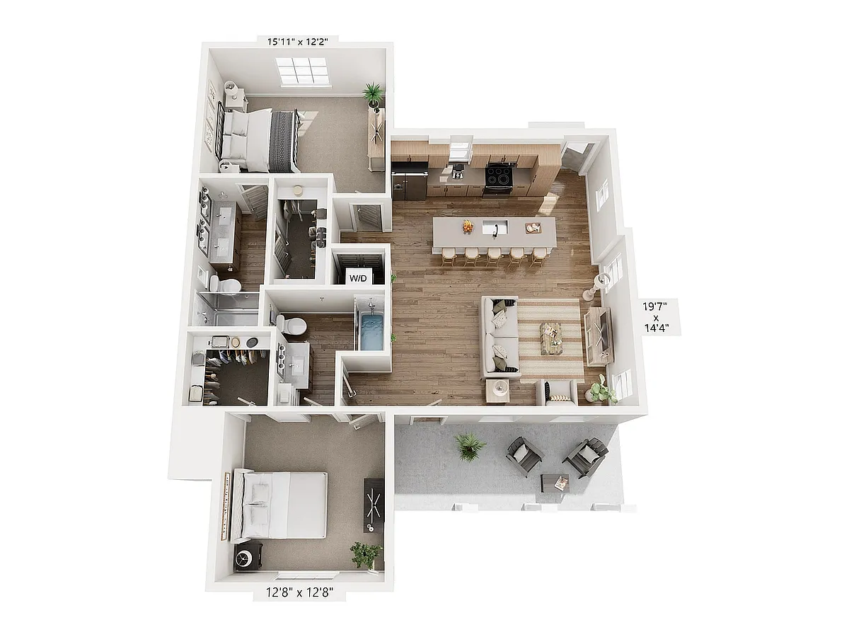 Floor plan B1