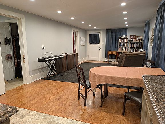 From kitchen toward front