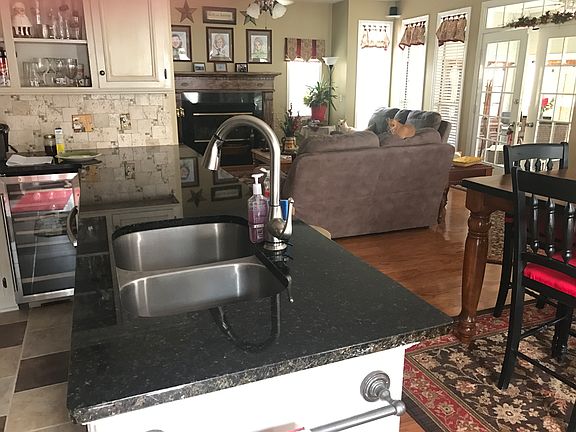 Kitchen open to Living Rm