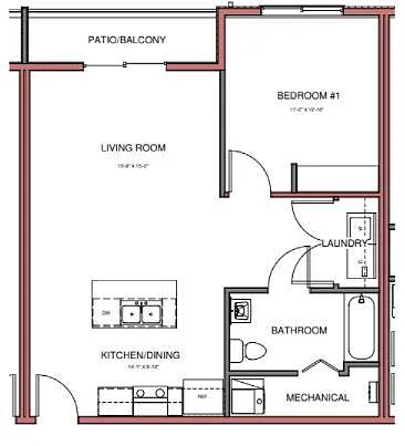 Floor plan Depot- ADA