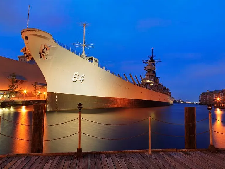 Nauticus & Battleship Wisconsin : Explore maritime history and the massive USS Wisconsina must-see destination located just a 13-minute drive away.