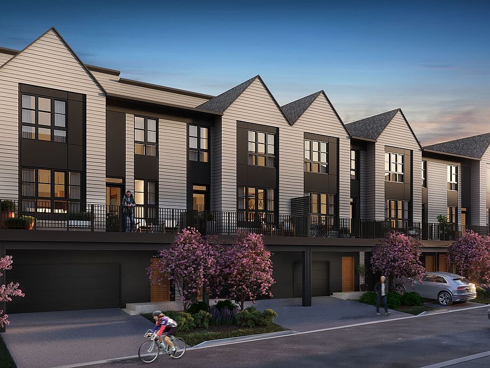 An exterior rendering of block 6 in Crown Park by Brookfield Residential