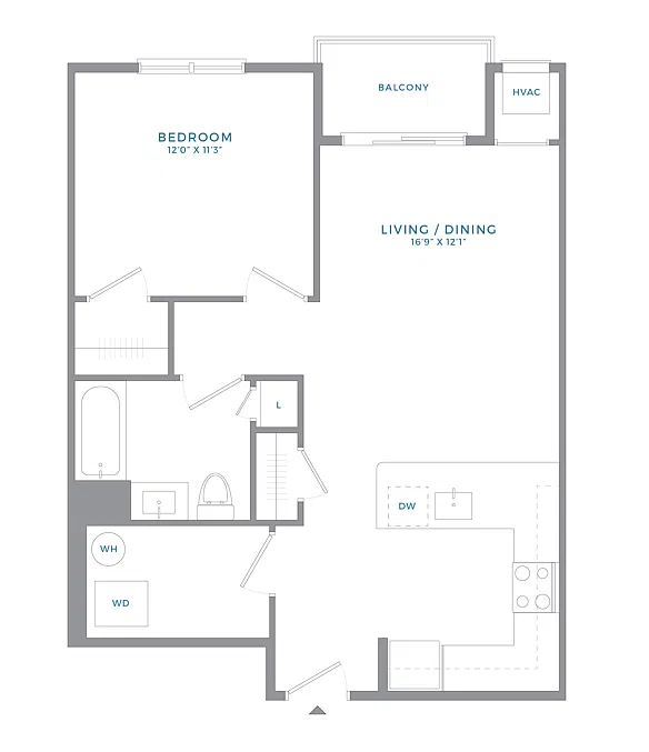 Floor plan A13