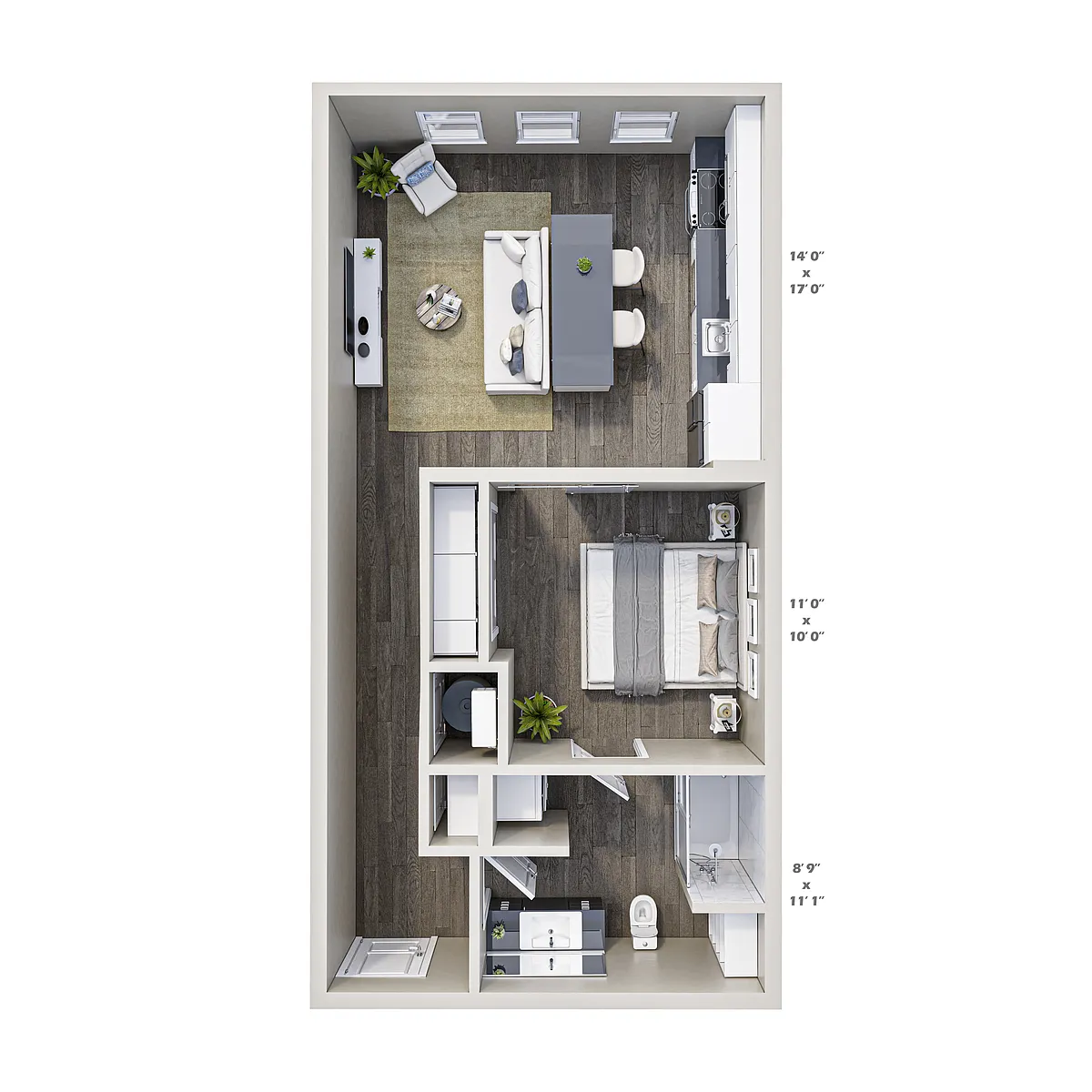 Floor plan Studio