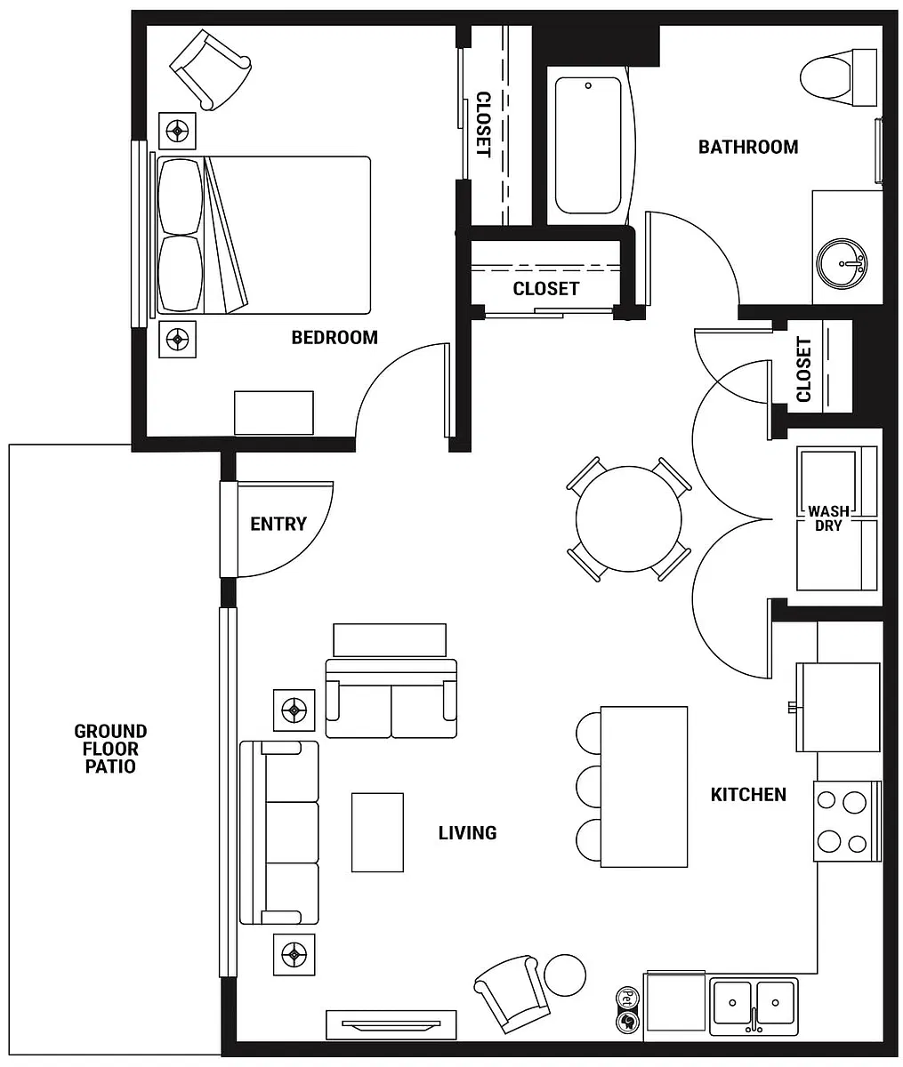 Floor plan LW Live/Work