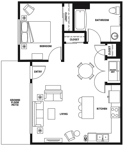 Floor plan LW Live/Work