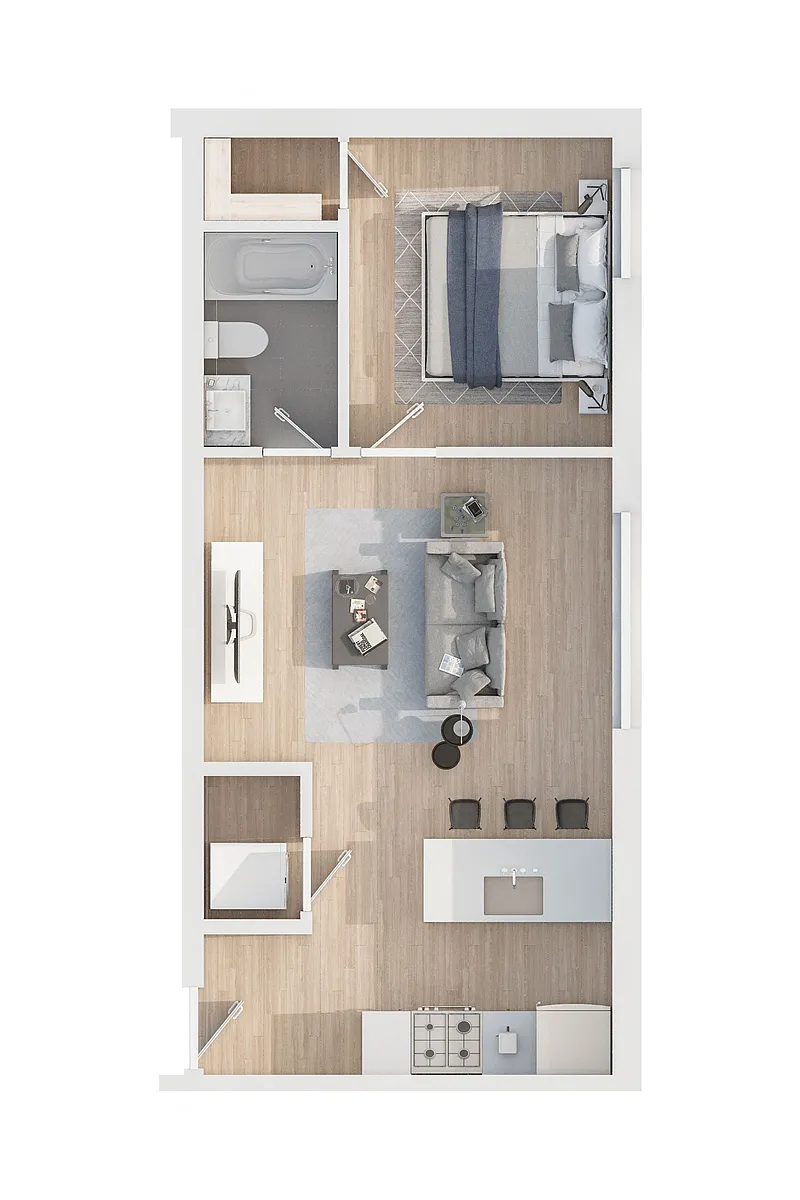 Floor plan 1B