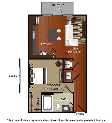 Floor plan 3S1A