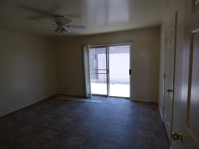 Bedroom with access to private patio.