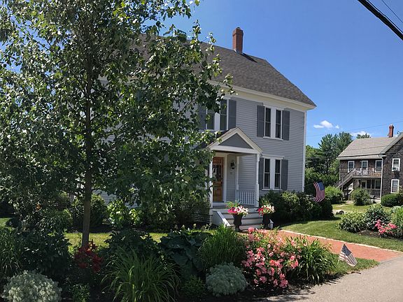 flower beds and front view