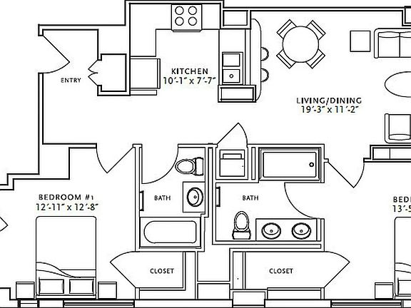 2nd image of 250 E 49th St #19D