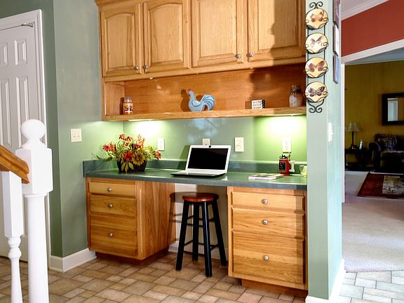 Desk Area in Kitchen