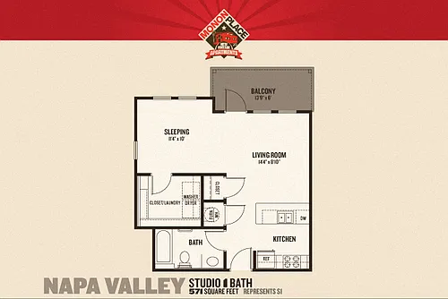 Floor plan Studio