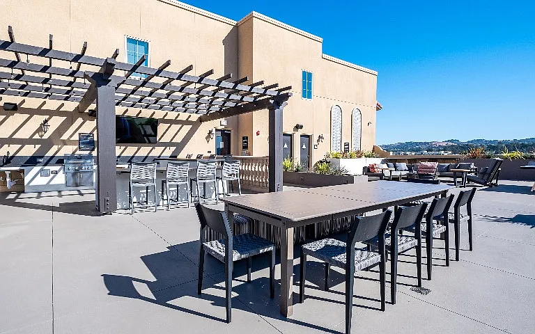 Community BBQ Grills | Apartments in Hercules, CA | The Exchange Hercules Bayfront