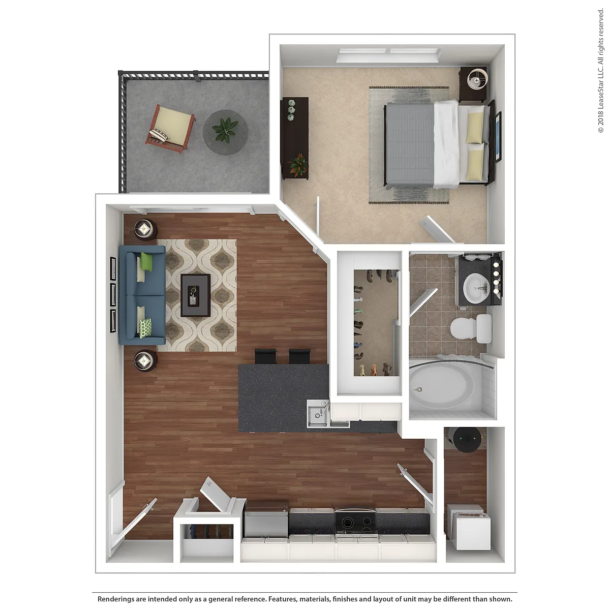 Floor plan Park Row 1
