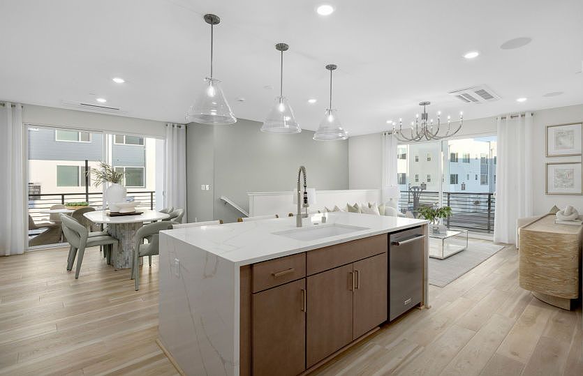 Kitchen open to main living area, perfect for day to day living and entertaining