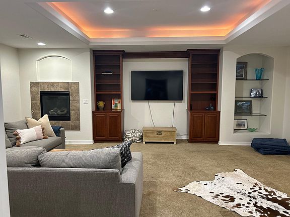 private living room area with internet TV available. No cable