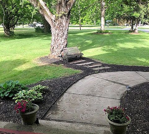 View from front door.