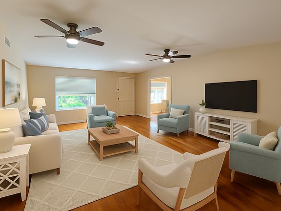 Virtually Staged Living Room