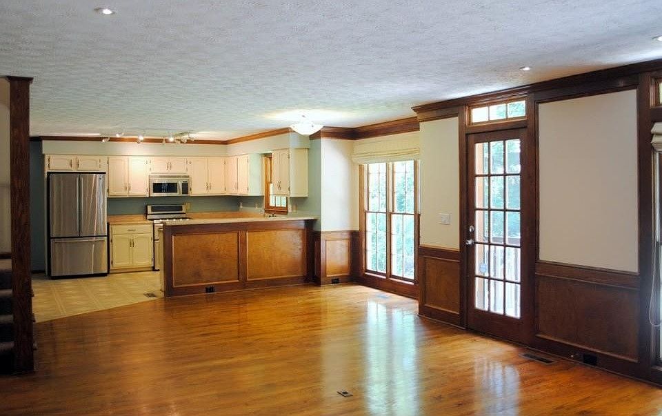 Kitchen from living room