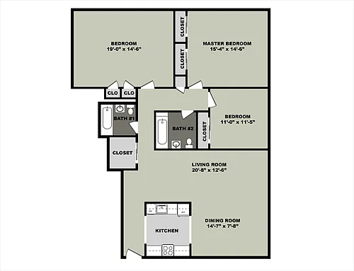 Floor plan 3x2 Large